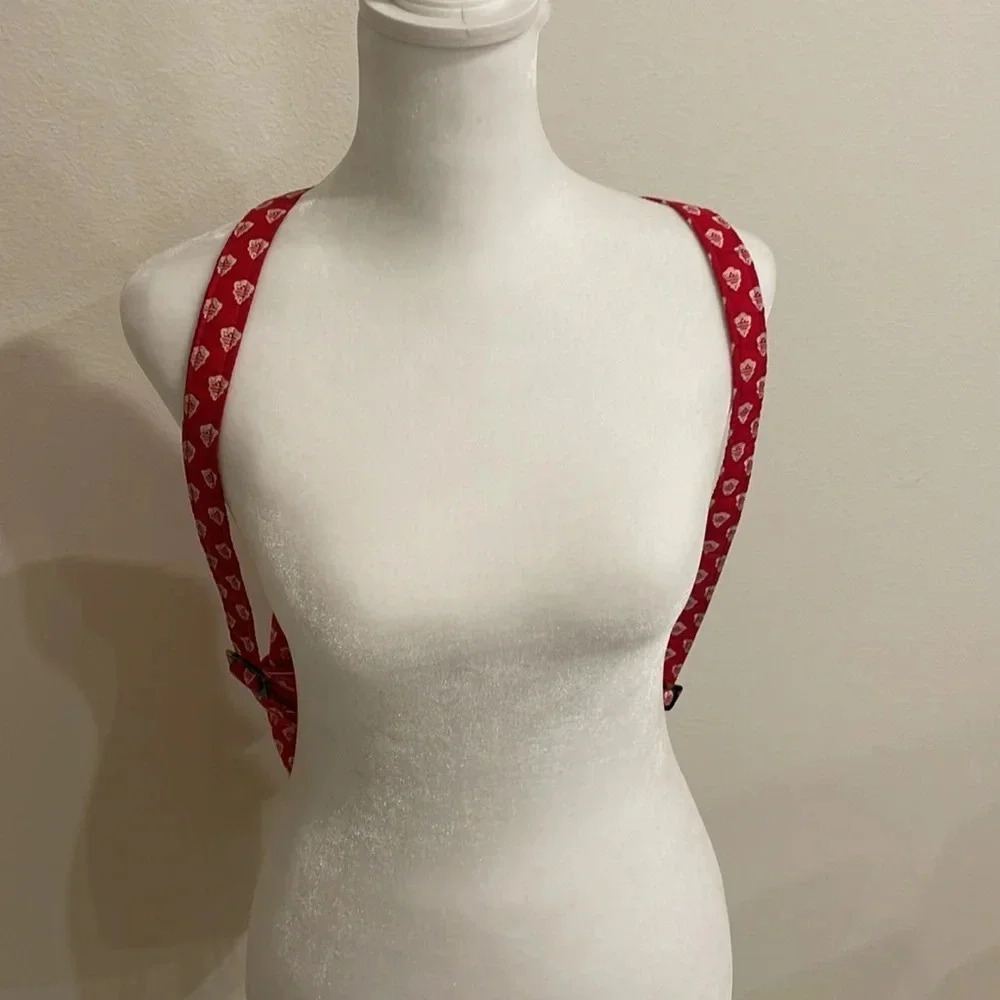 Vera Bradley Red Nantucket Backpack - Picture 8 of 14